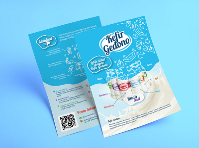 Yogurt Advertising Design adobe illustrator adobe photoshop advertising advertising design advertising flyer brand identity branding branding agency design illustration vector