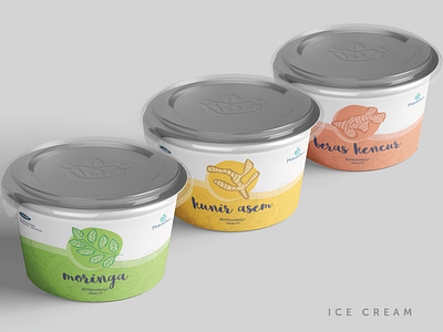 Ice Cream Cup Packaging Design