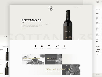 Drink Ecommerce beer clean drink ecommerce interface ui ux web webdesign wine