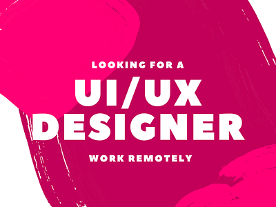 Looking for Designers! ad agency digital hire hiring job jobs mobile remote ui ux web