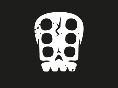Roll Them Bones dice games logo skull tabletop