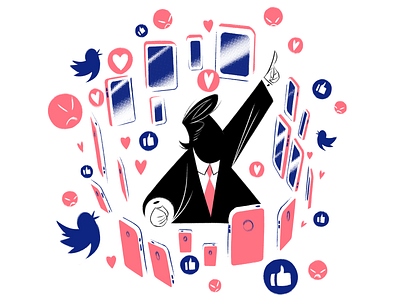 How Did Social Media Platform Contribute to the Risk of Humanity decade facebook like love phone politics president recap social media tweet twitter