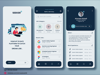 SEEKER is a simple a job platform ✔✨