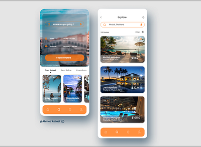 FLY.GO is a traveling booking app with a Glassmorphism design. 3d animation app branding design graphic design icon illustration logo motion graphics typography ui ux vector
