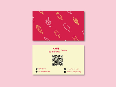 business card design by geetika kandari on Dribbble