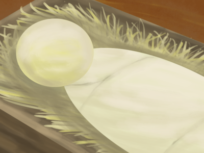 Baby in the manger WIP