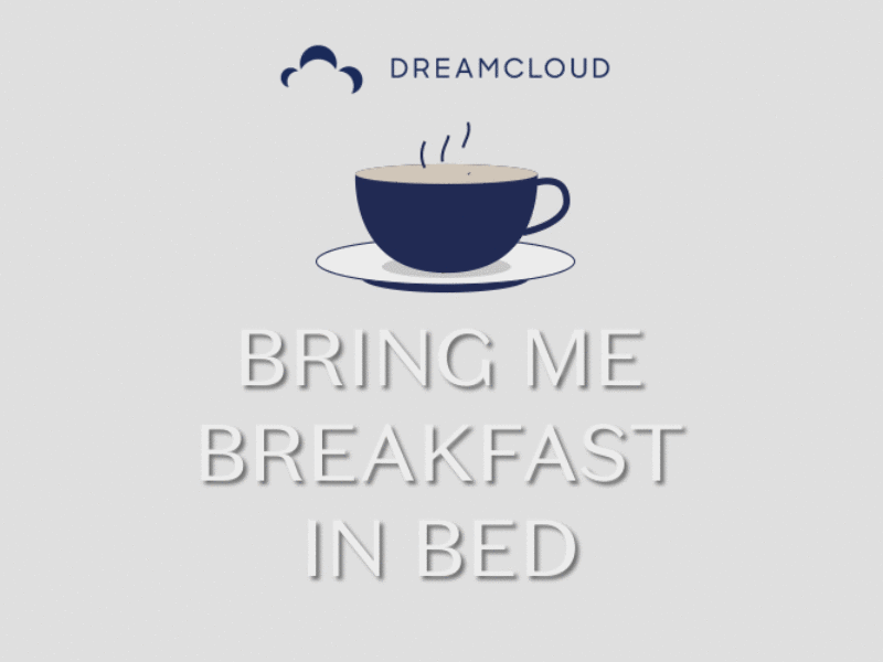 Bring me breakfast in bed