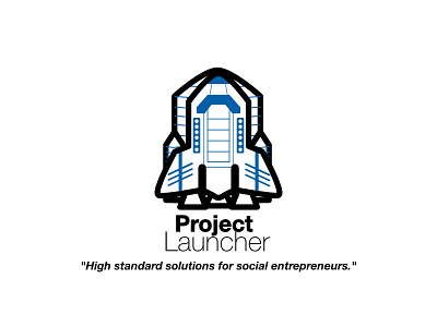 Project Launcher entrepreneur launcher logo mexico rocket vector