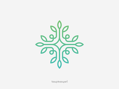 Green Garden Decorative Logo