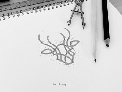 Monoline Deer Head Sketch