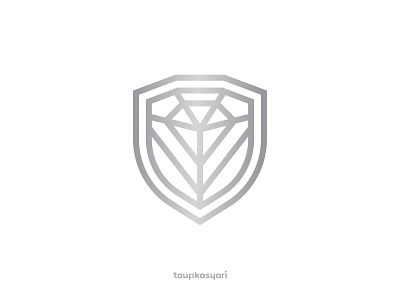 Diamond Shield Logo brand identity branding diamond diamond logo graphic design high end icon logo logo design luxurious luxury pictorial mark protection security shield shield logo symbol