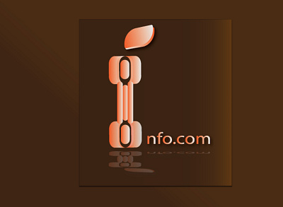 info.com letter logo design branding graphic design icon logo