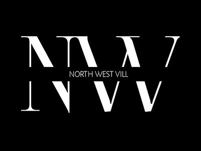 " North West Vill" Logo Design adobe photoshop art black brand branding creative design graphic design logo logo design portfolio ui ux