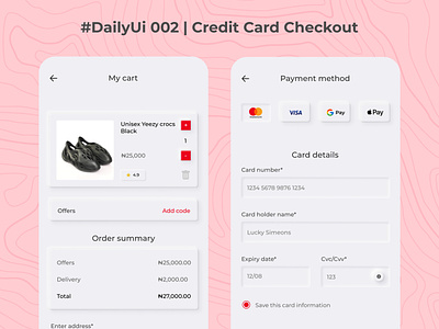 Credit Card Checkout (Neomorphism) Daily UI #002 app design figma persona prototype ui user experience user interface ux wireframes