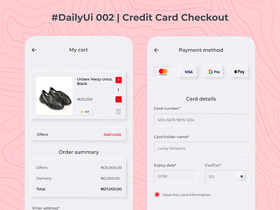 Credit Card Checkout (Neomorphism) Daily UI #002