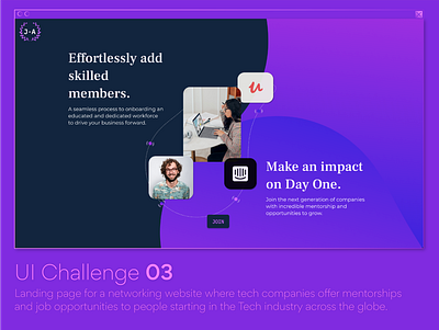 DailyUI Challenge #3 dailyui design network ui webapp