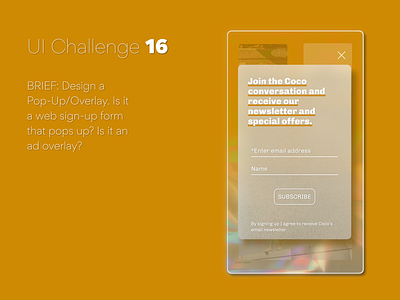 UI daily challenge #16