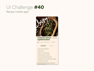 UI Daily Challenge #40