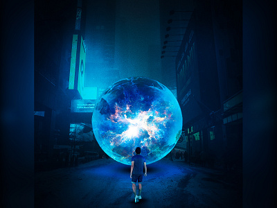 Glass Ball design designer digital art digital imaging manipulation photoshop visual art visual design