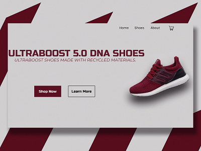 Adidas Web Design adidas design designer photoshop ui design webdesign website website concept