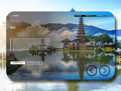 Travel Web Design design designer figma photoshop travel webdesign website design