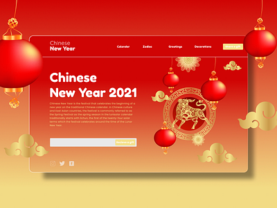 Chinese New Year Web Design