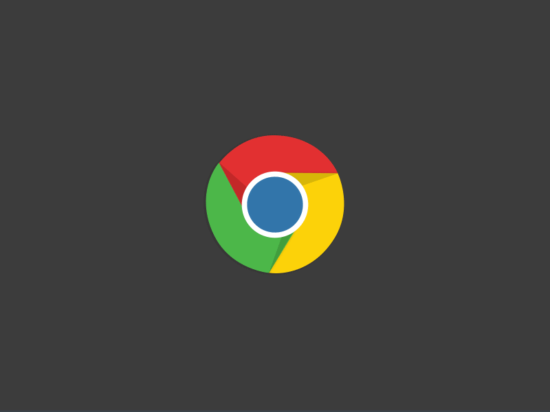 google chrome logo animation