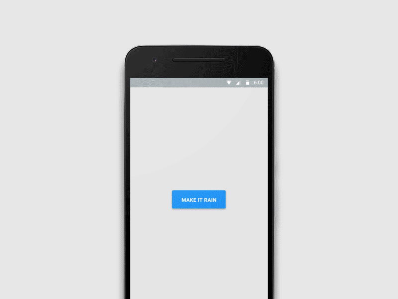 Make it rain after effects android animation gif material design