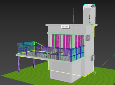 Exterior Modeling 3d modeling 3dsmax exterior design lights