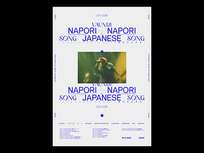 Vaundy [Napori] design graphic design poster typography