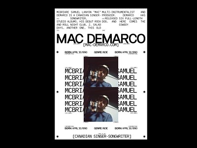 Mac Demarco - Design Poster