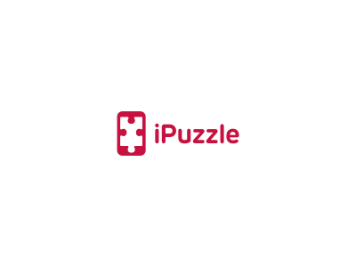 iPuzzle Logo Design agency app apple black branding combo design game icon identity logo mark phone puzzle smart stuoka