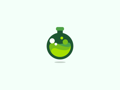 Green Flask Icon