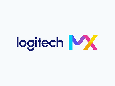 Logitech MX brand branding branding and identity design icon identity letter logo letter m logitech logo logo design logodesign logotype m m logo mouse rebrand symbol wordmark wordmark logo