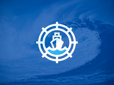 Ship / Wheel Logo Design