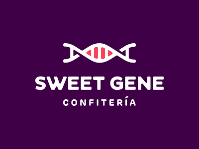 Sweet Gene Confiteria Logo Design bakery brand branding business cards stationery candy clever smart creative confectionery dna gene graphic design designer icon identity j u m p e d o v e r l a z y d o g logo logodesign logodesigner startup cafe sweets symbol t h e q u i c k b r o w n f o x