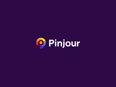 Pin + P Logo Design