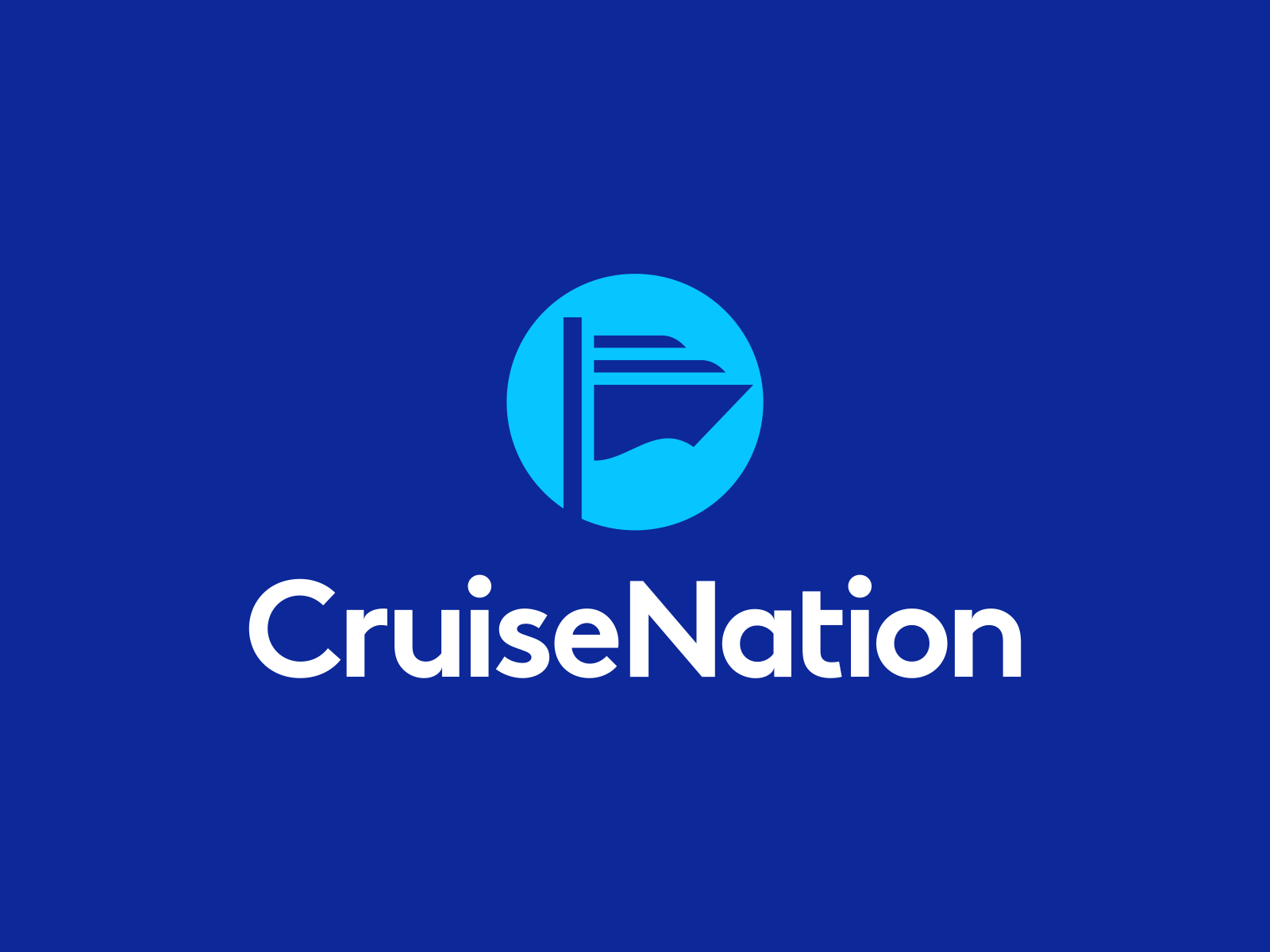 Cruise Nation Logo Design by Dalius Stuoka logo designer on Dribbble