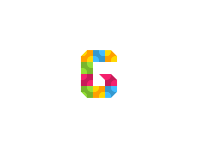 G Monogram / Logo Design brand colorful design g icon identity logo mark monogram square