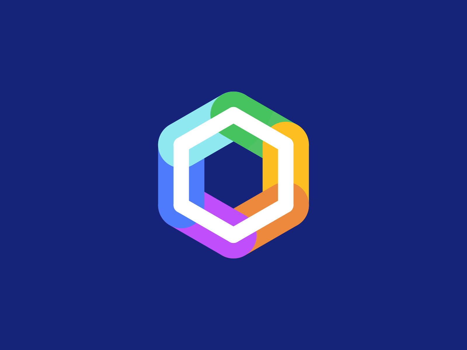 Hexagon Logo Design by Dalius Stuoka | logo designer on Dribbble
