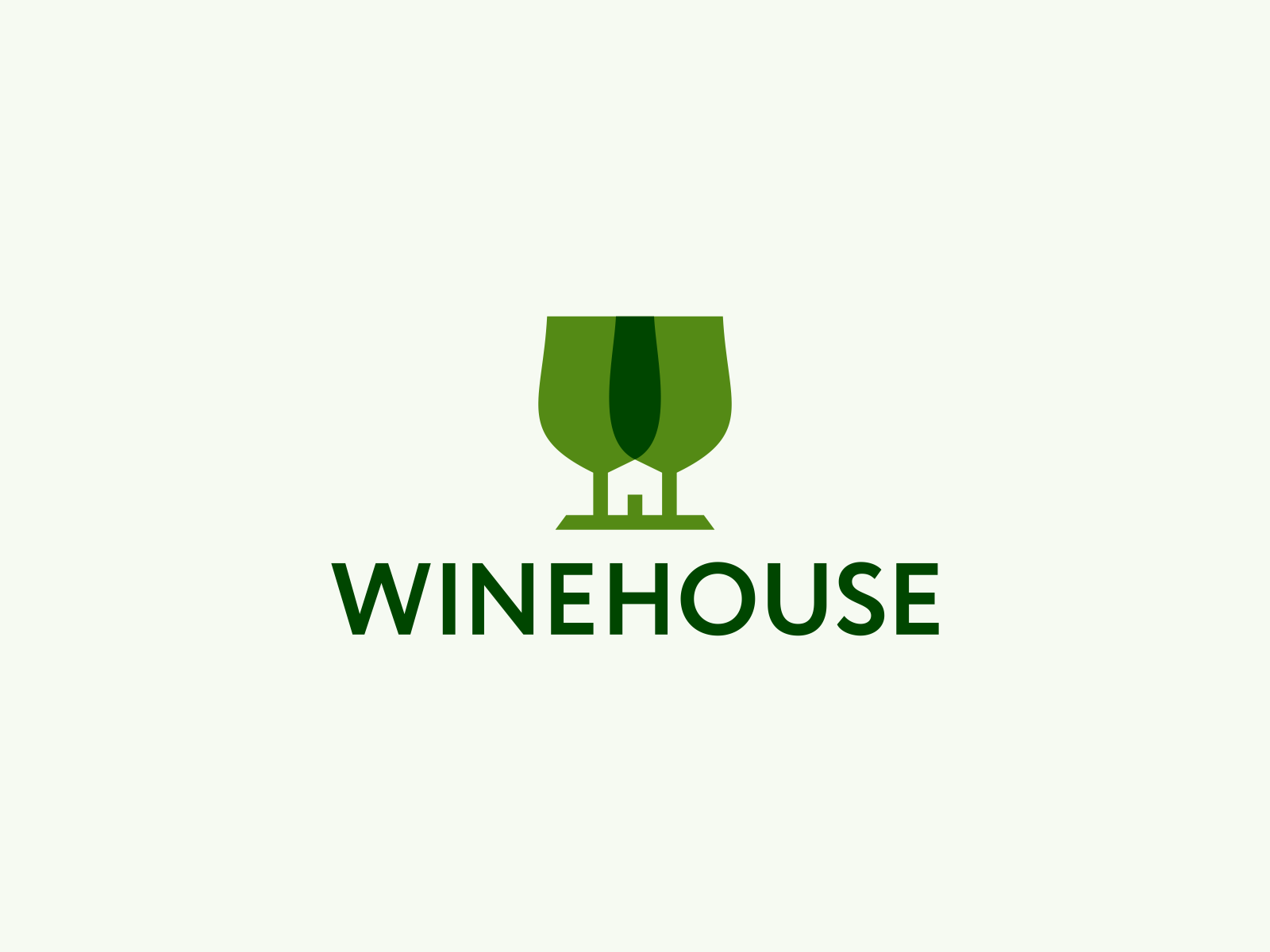 Winehouse Logo Design by Dalius Stuoka logo designer on Dribbble
