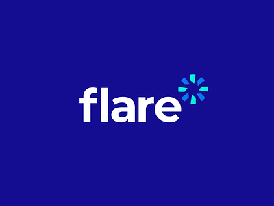 Flare app blue brand branding clever design flare guide icon icons identity light logo logomark logotype mark sky software star tech