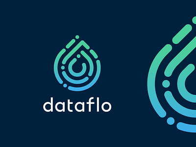 Dataflo Logo Design