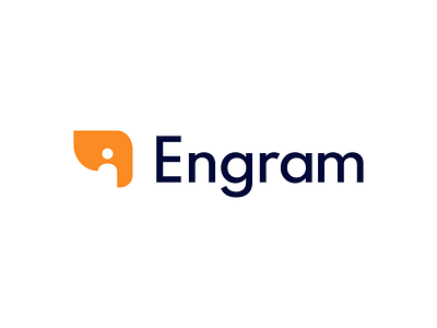 Engram Logo Design - Elephant Head / Human Figure / Person
