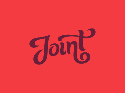 Joint 2 Logo Design brand calligraphy design icon identity joint logo mark purple typography