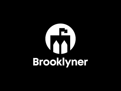 Brooklyner Logo Design brand branding bridge brooklyn city creative design flag icon icons identity logo logodesign logotype mark new york software startup symbol tech technology fintech