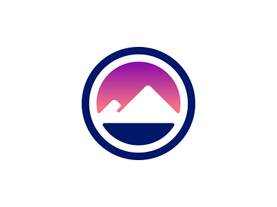 Mountain Logo Design - Mountain / Peak / Sun / Landscape
