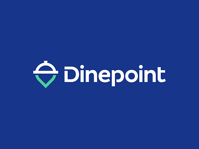 Dinepoint Logo Design appicon brand branding chef clever smart modern design dish food icon icons identity logo logodesign logotype map location symbol mark pin restaurant software tech technology fintech