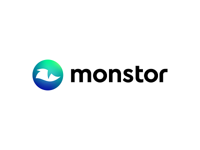 Monstor Logo Design - Eye / Godzilla / Reptile / Kaijū app icon blockchain brand creative crypto cryptocurrency design finance fintech gradient icon logo logodesign logotype mascot modern software sports symbol tech