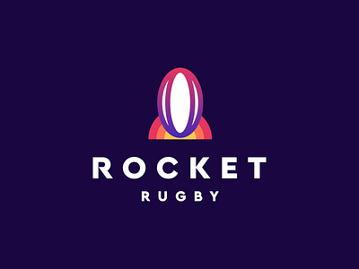 Rocket Rugby - Rugby ball / Sunset / Rocket